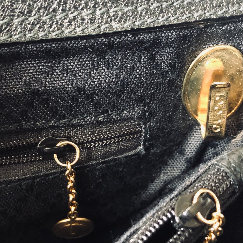 Gucci Black Suede Satchel with Bamboo Top Handles - Picture 10 of 16